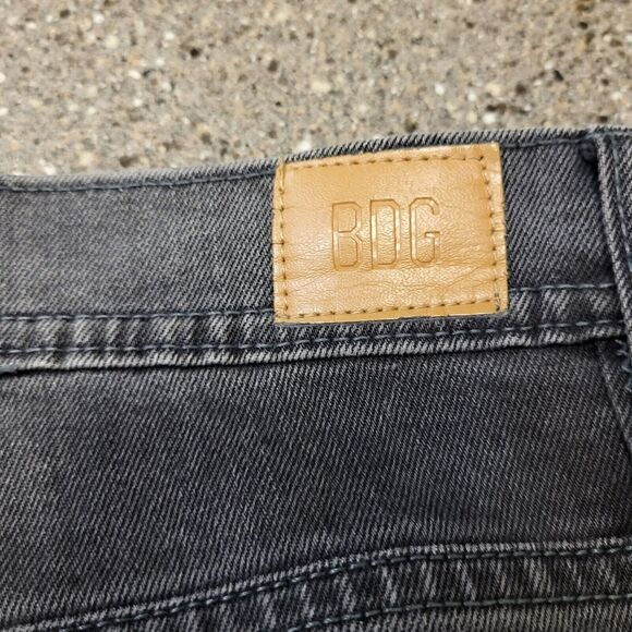 BDG Super Skinny Acid Wash Blue Red Stripe Jeans Women's Size 32 Funky Sport - Picture 13 of 13